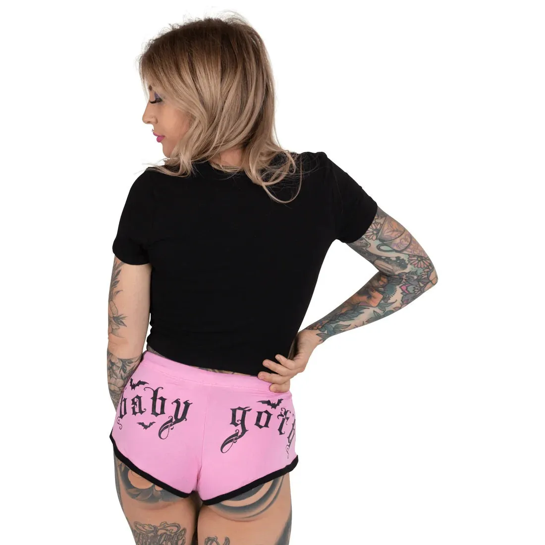 Baby Goth Pink Dolphin Hot Shorts