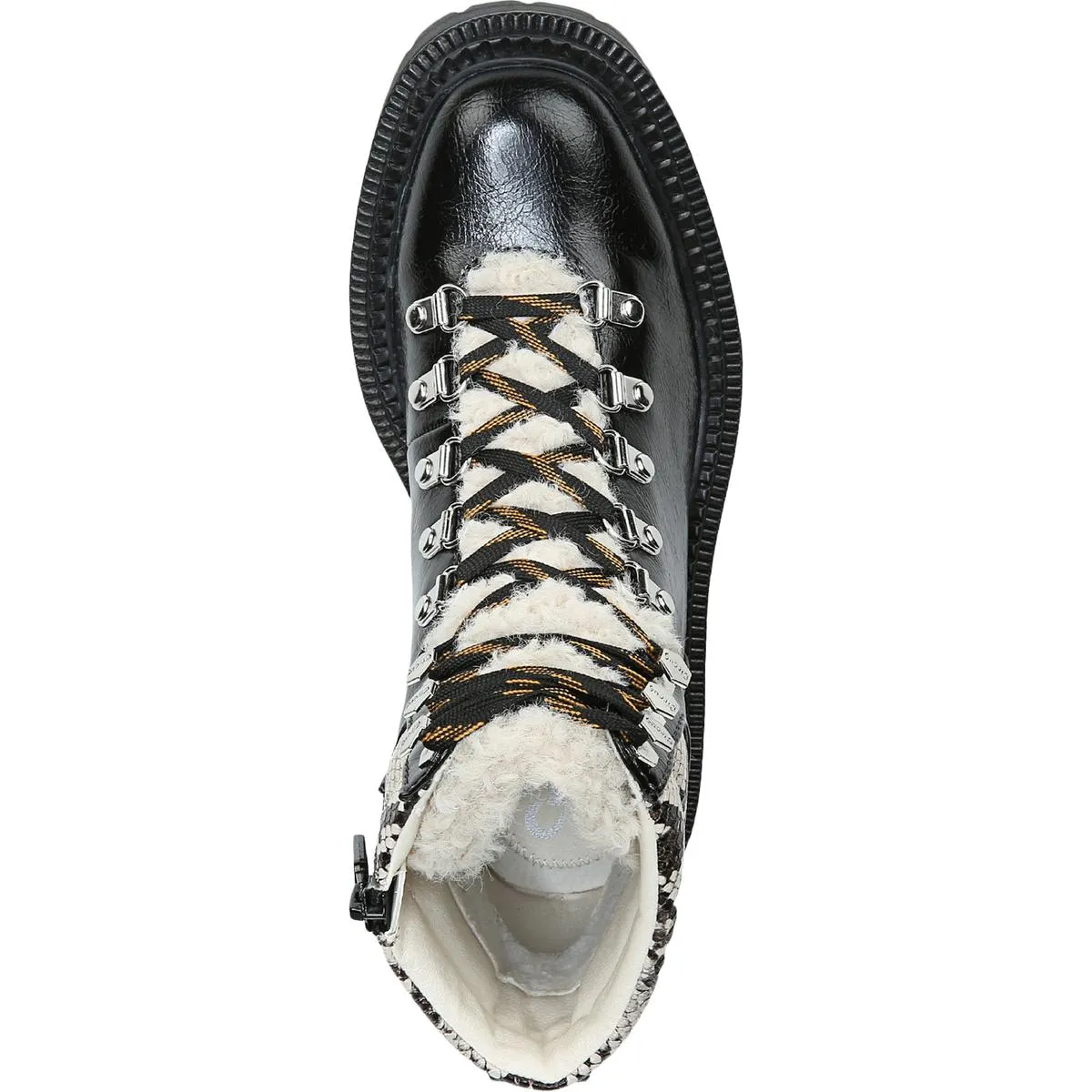 Circus by Sam Edelman Womens Flora Faux Leather Ankle Combat Boots