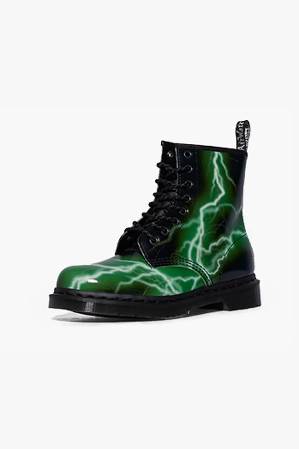 Dr Martens Green Lightning Boots