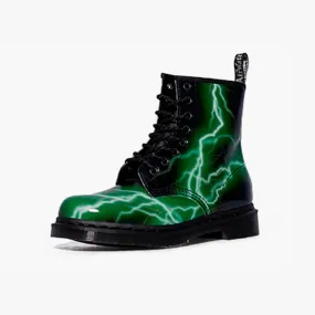Dr Martens Green Lightning Boots