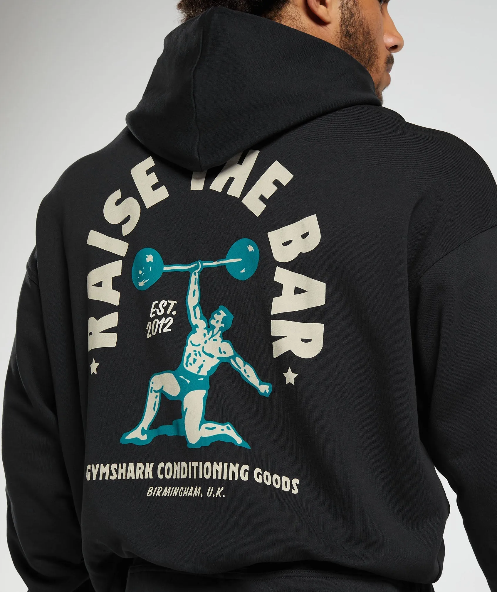 Gymshark Raise the Bar Hoodie - Black
