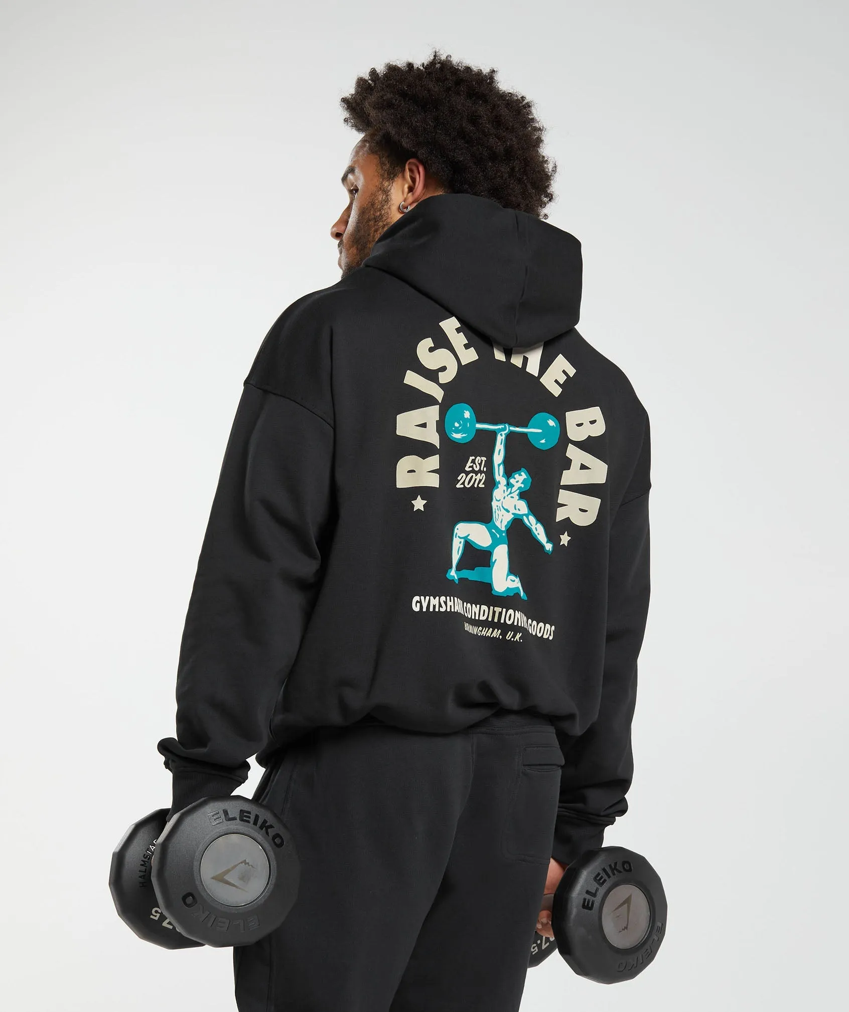 Gymshark Raise the Bar Hoodie - Black