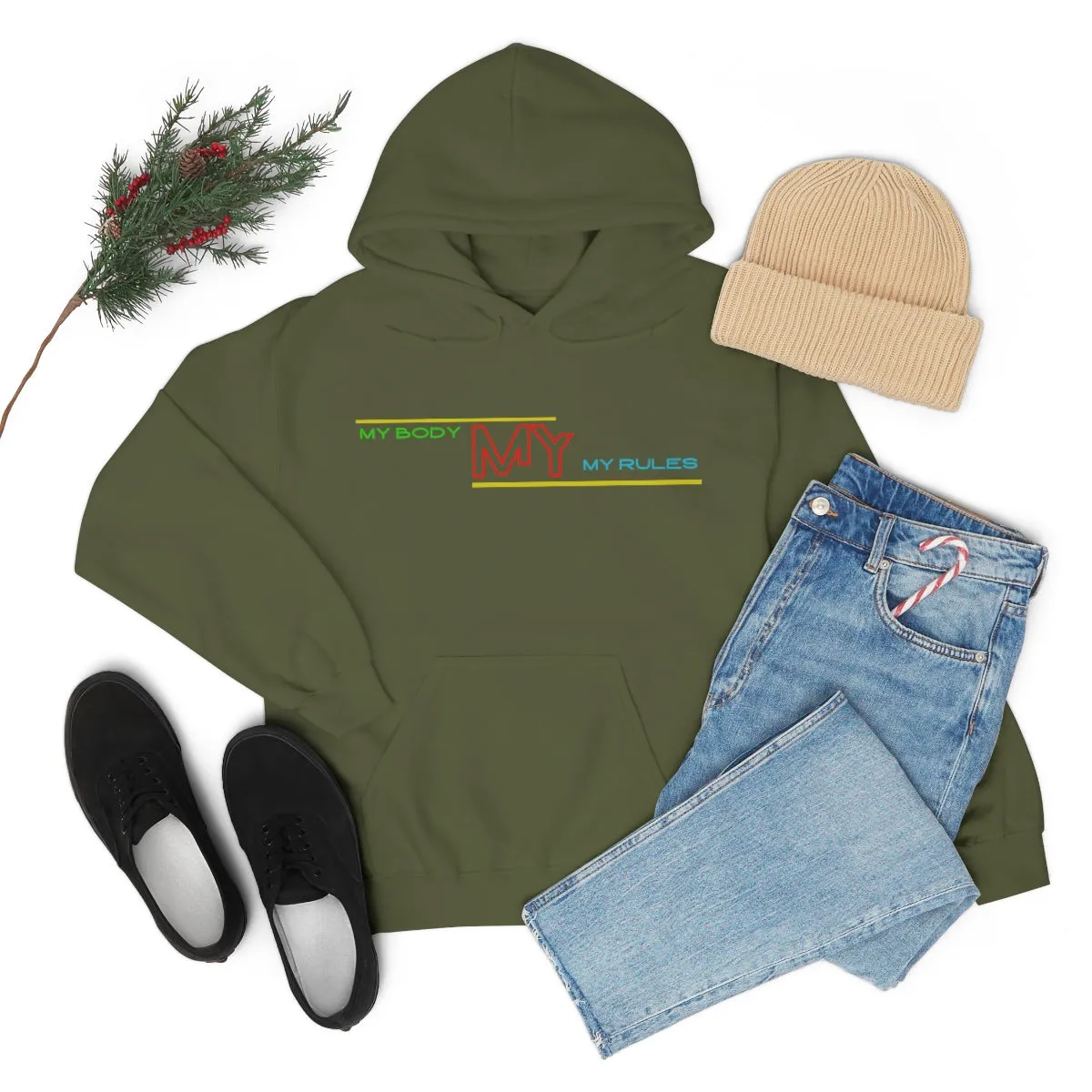 Hoodie ( My Body My Rules) Activewear
