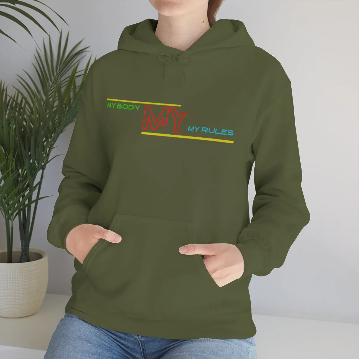 Hoodie ( My Body My Rules) Activewear