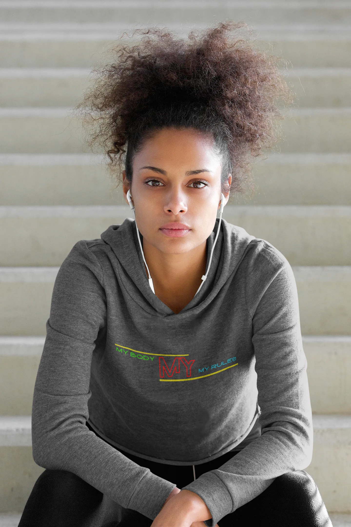 Hoodie ( My Body My Rules) Activewear