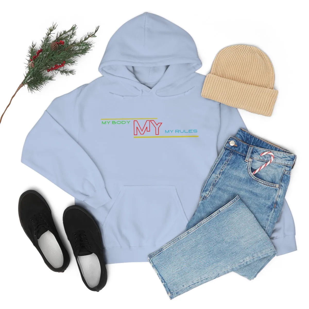 Hoodie ( My Body My Rules) Activewear