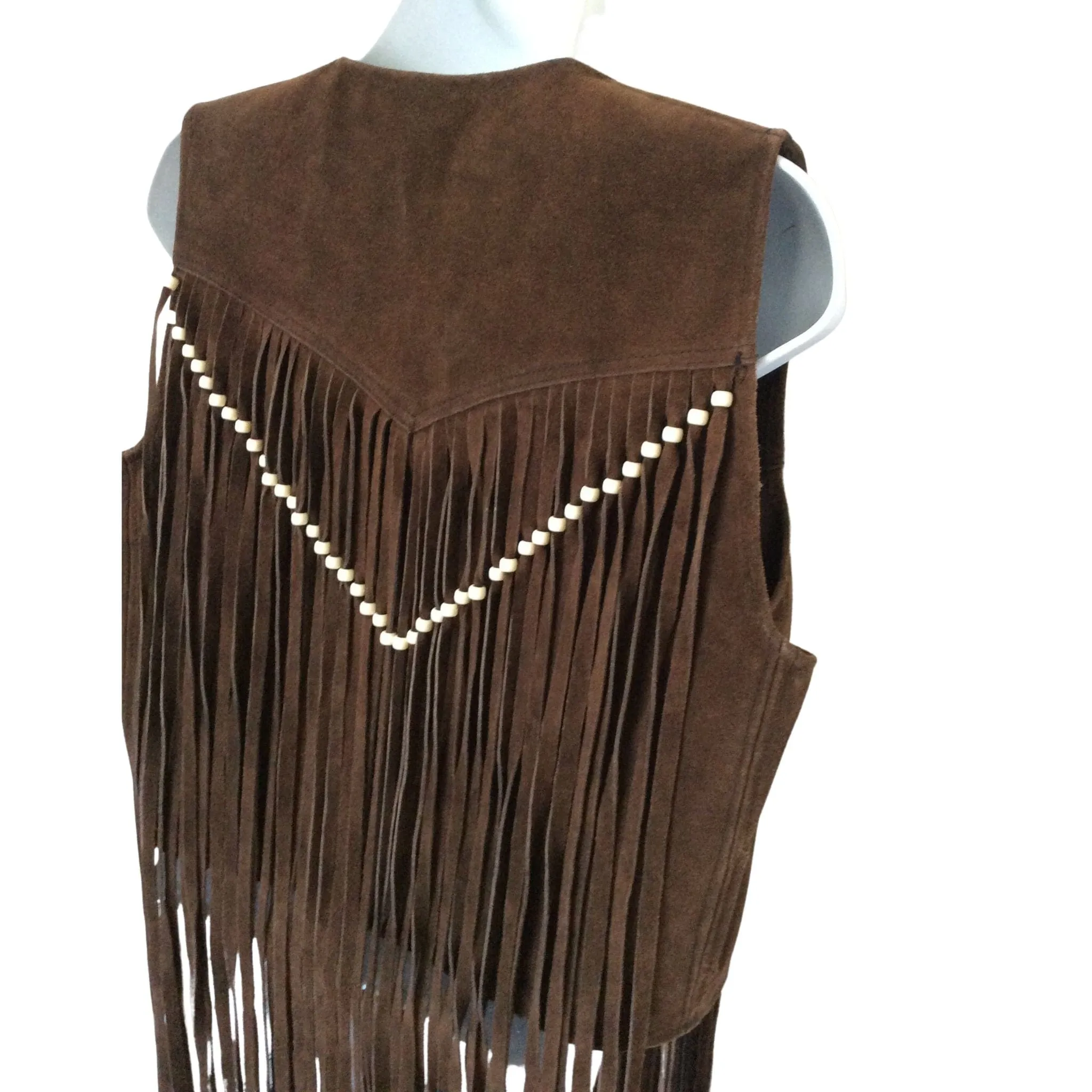 Leather Fringe Vest