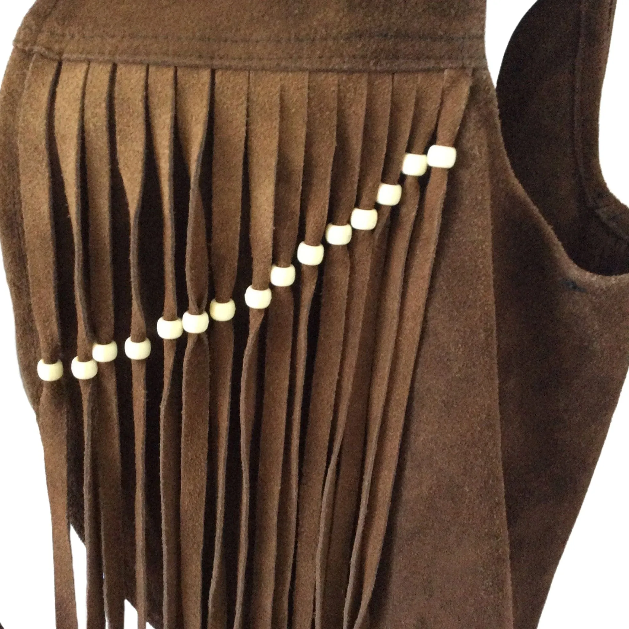 Leather Fringe Vest