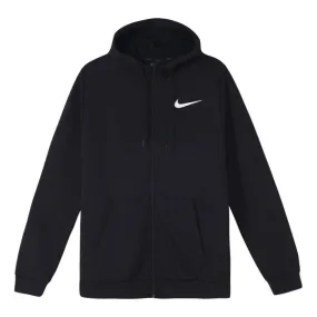 Men's Nike DRI-FIT Zipper Training Sweatshirt Black, black