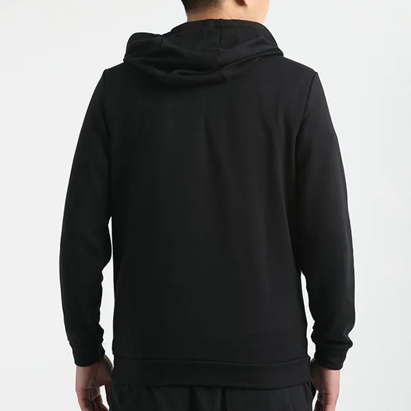 Men's Nike DRI-FIT Zipper Training Sweatshirt Black, black