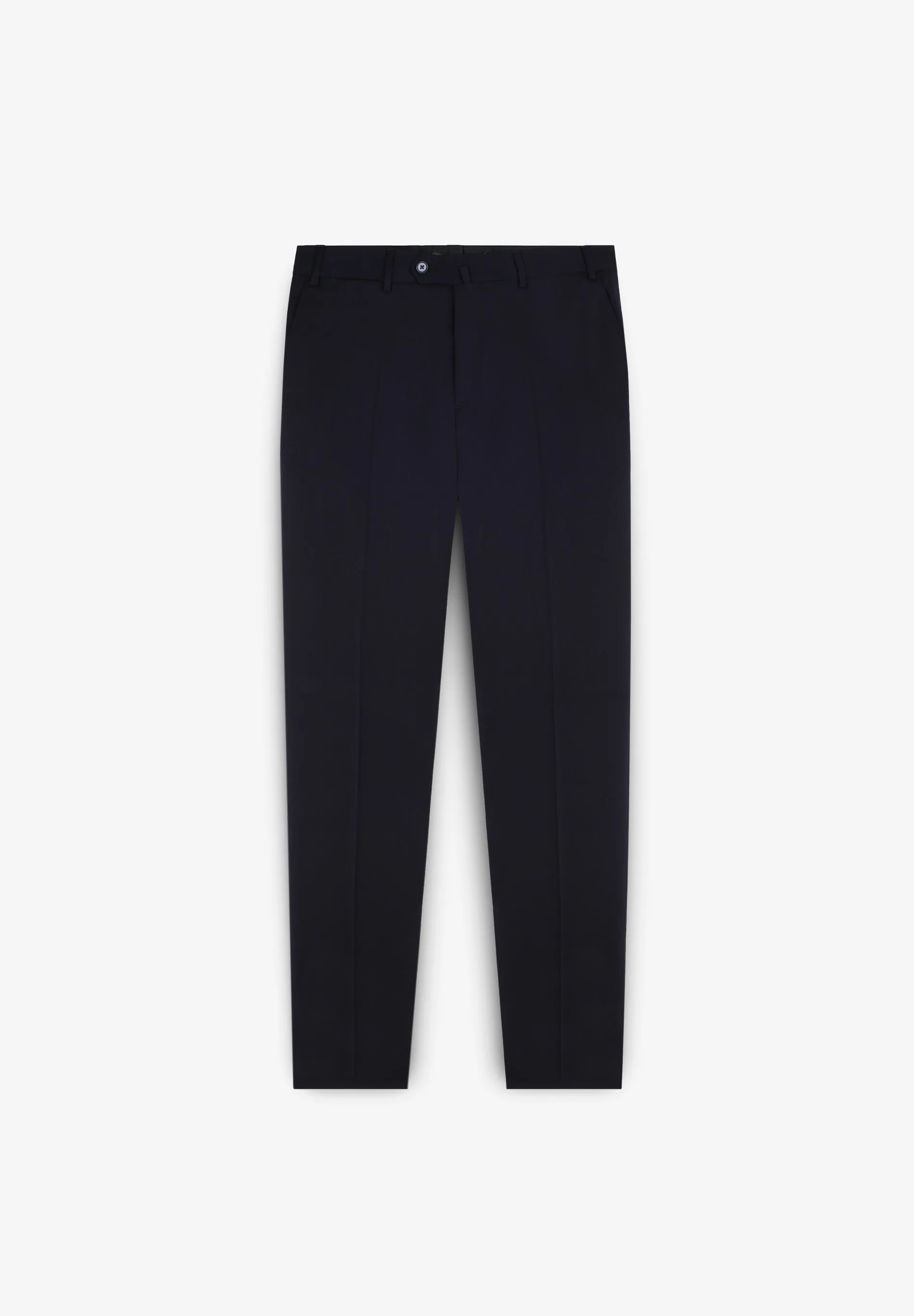 NAVY BLUE TEXTURED SUIT WITH POCKETS