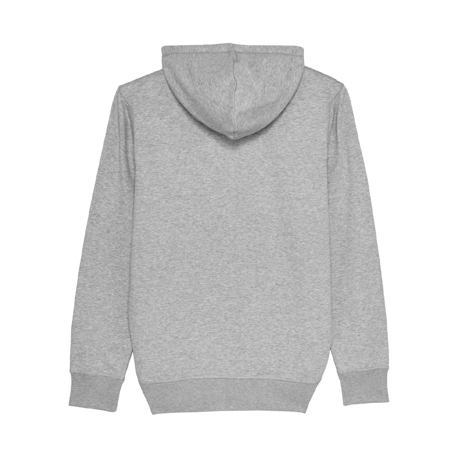 Omnitau Adult's Team Sports Organic Cotton Full Zip Hoodie - Heather Grey