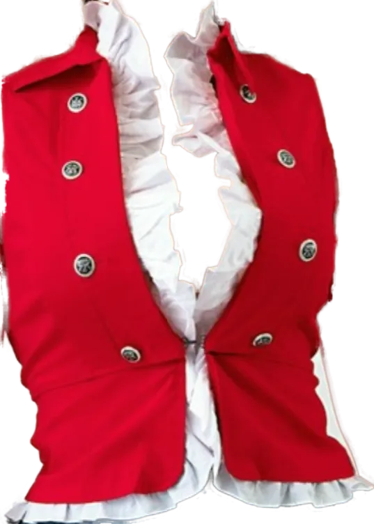 Red Bloom Vest