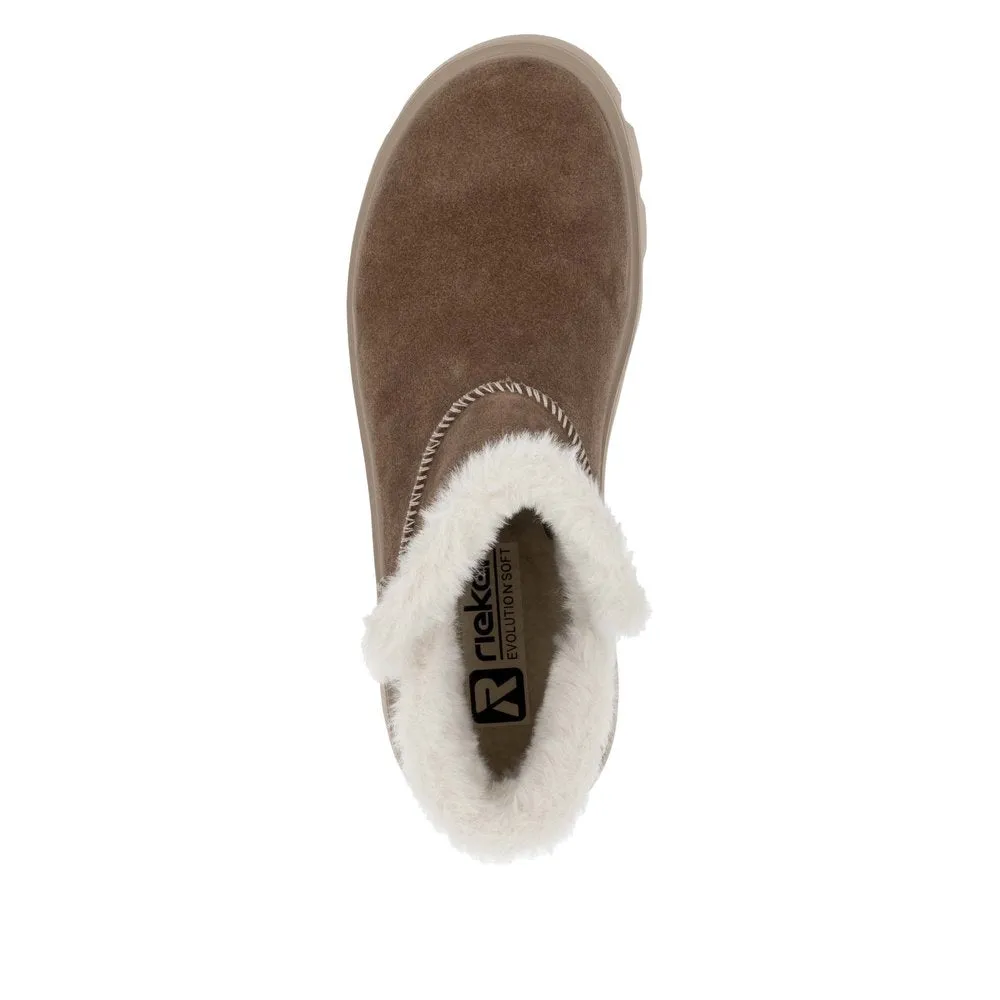 Rieker Lambs Fur Lined Winter Boot