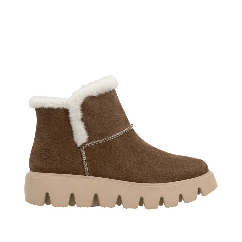Rieker Lambs Fur Lined Winter Boot