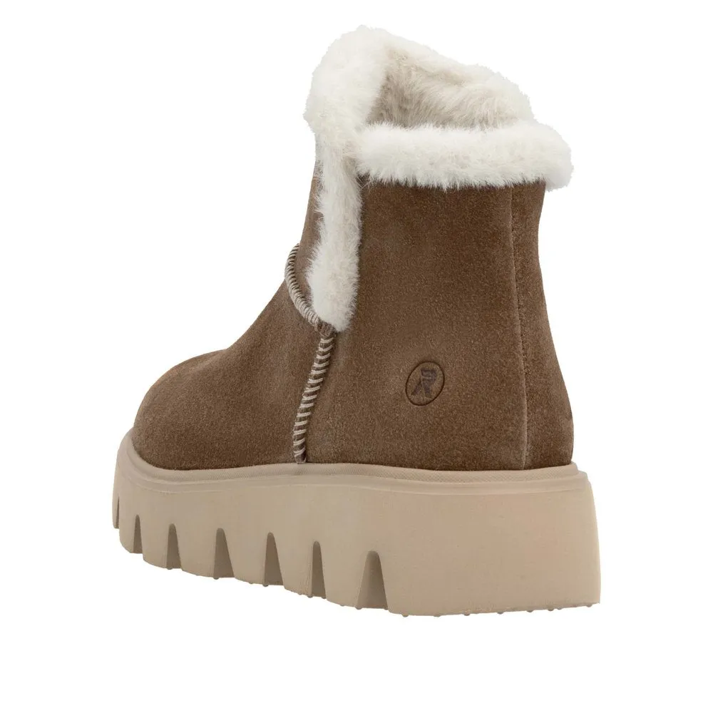 Rieker Lambs Fur Lined Winter Boot