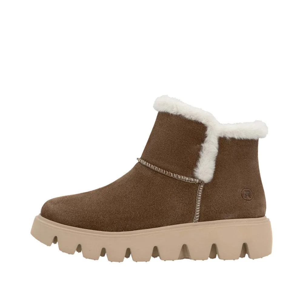 Rieker Lambs Fur Lined Winter Boot