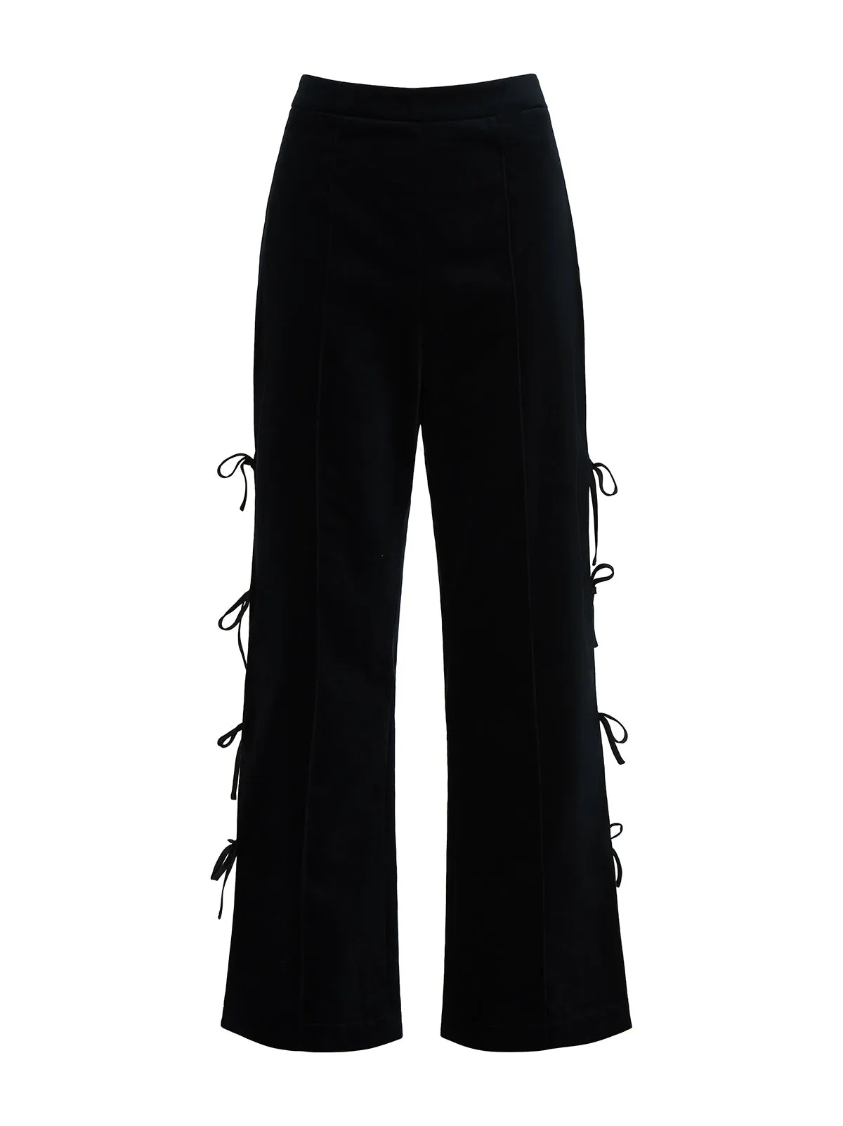 Rosamund Black Velvet Trousers