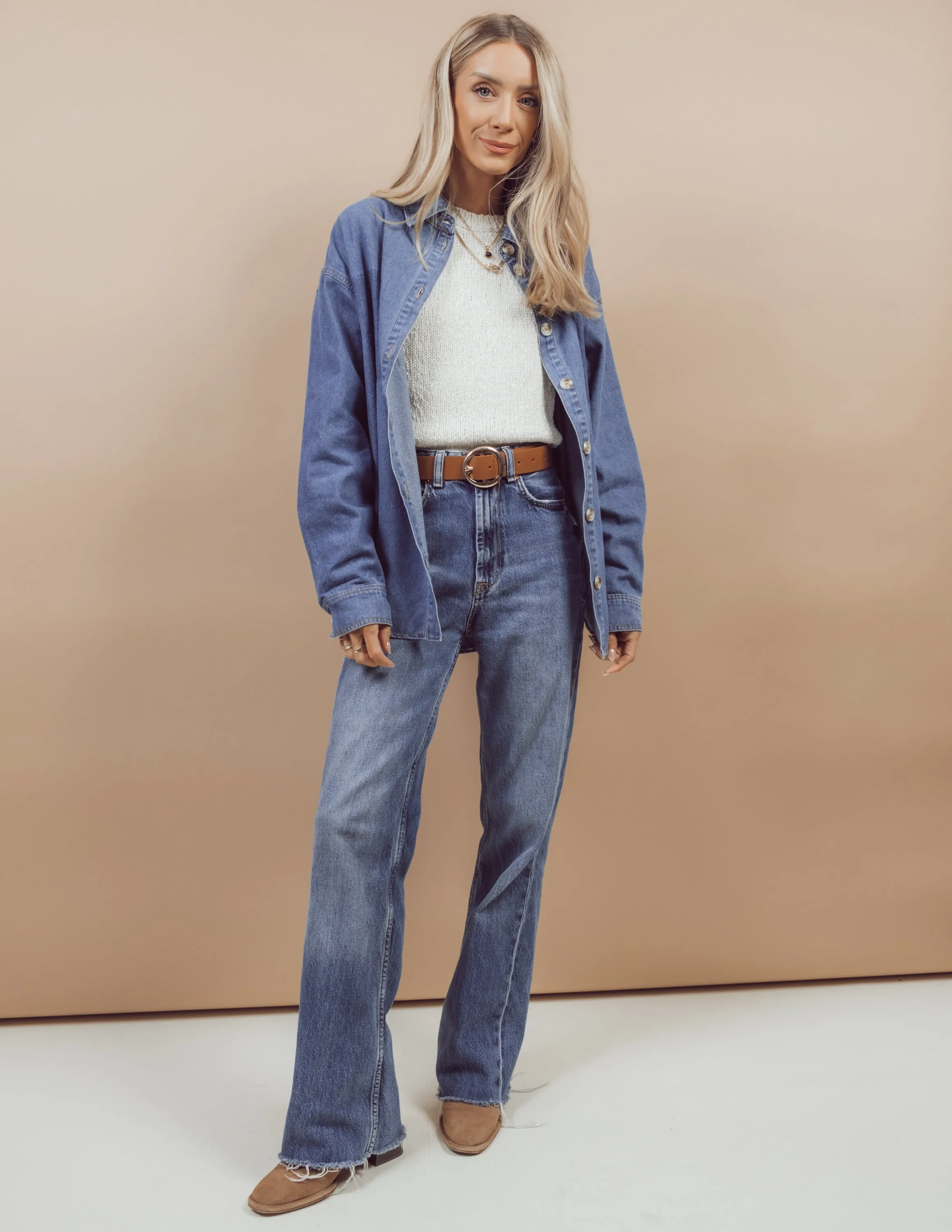 Saskia Denim Button Down