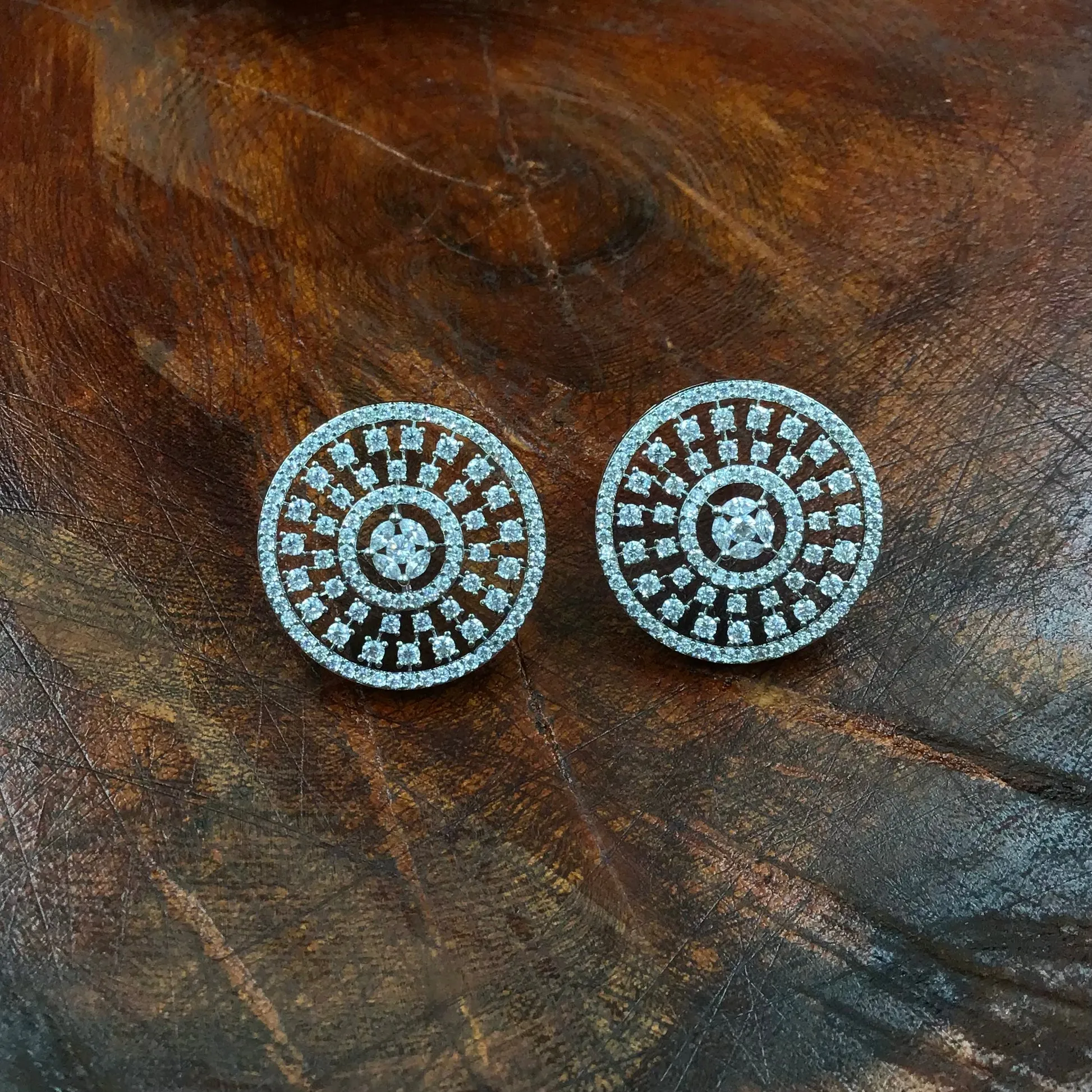 Tops/Studs Zircon/AD Earring 8589-08