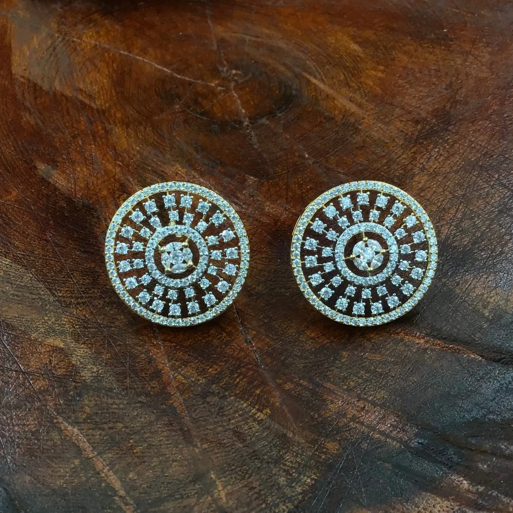 Tops/Studs Zircon/AD Earring 8589-08