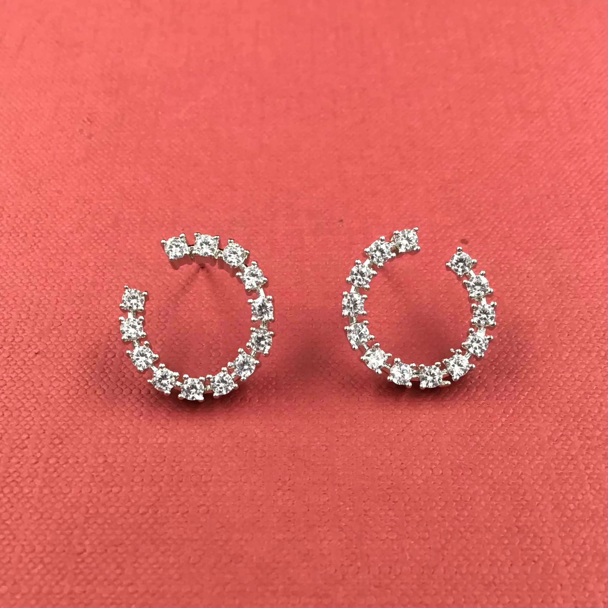 Tops/Studs Zircon/AD Earring 8592-08