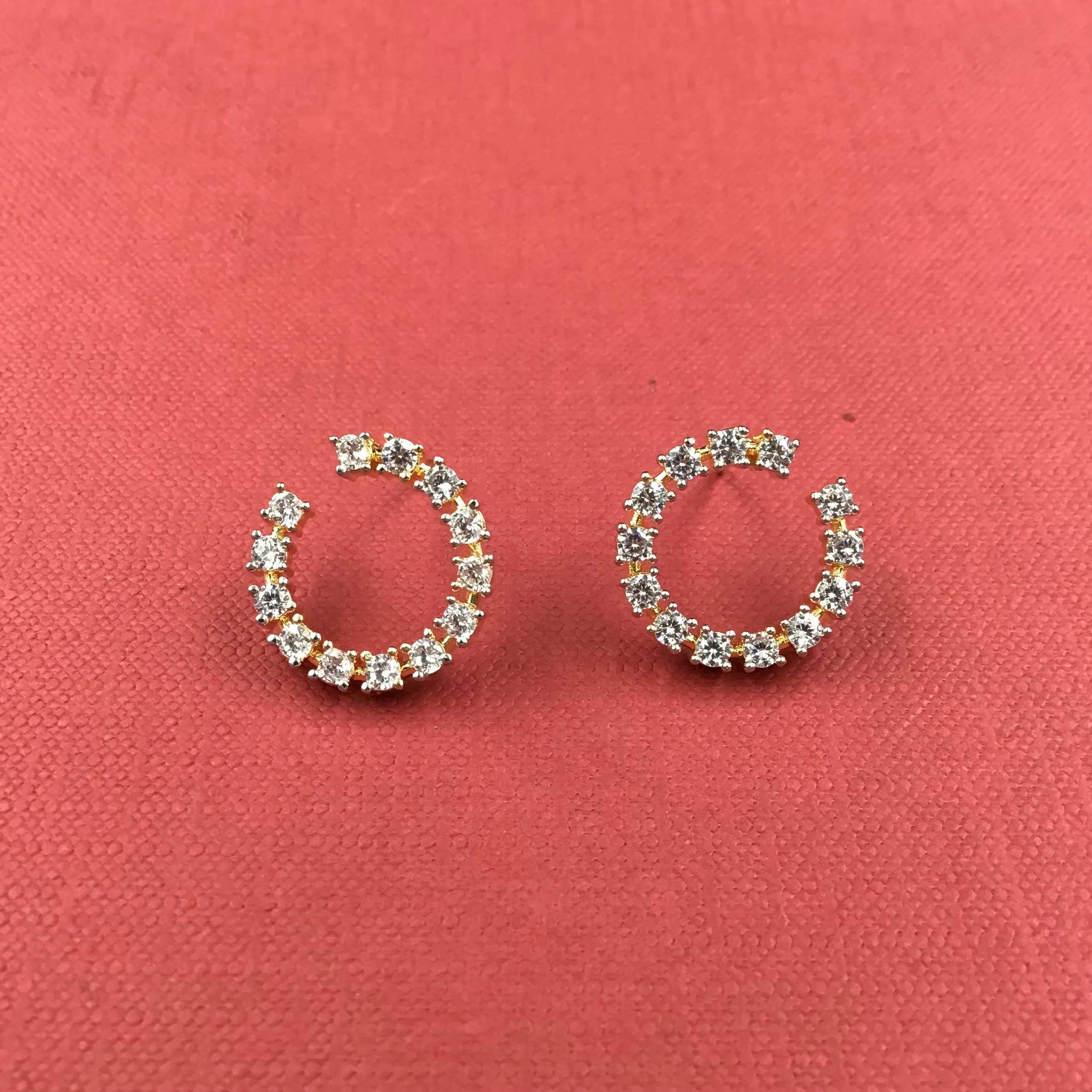 Tops/Studs Zircon/AD Earring 8592-08