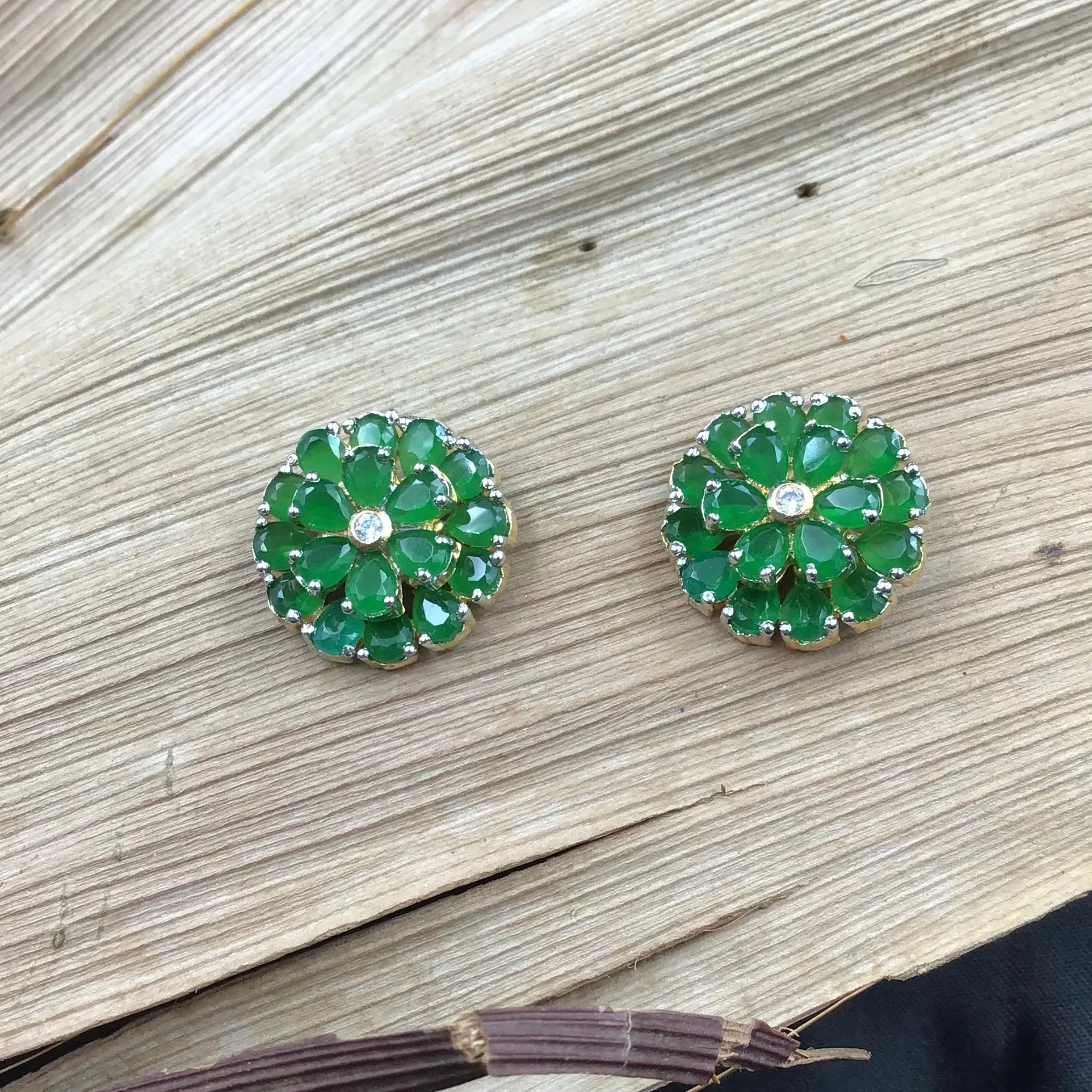Tops/Studs Zircon/AD Earring 8597-08