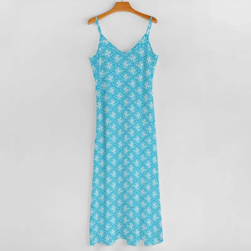 Twirl  in Our Flowing Sleeveless Boho Maxi Dress