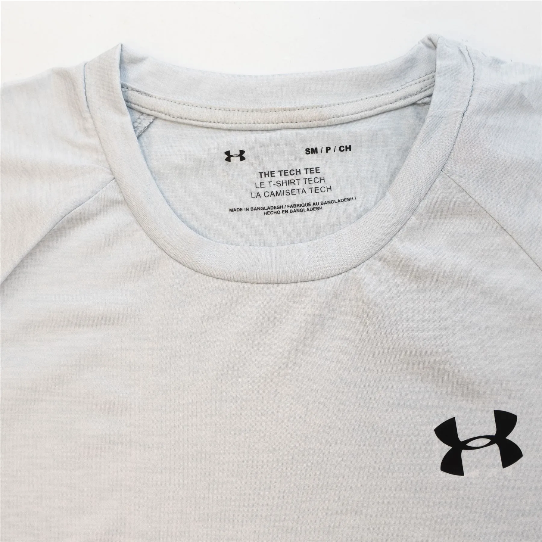 Under Armour Mens HeatGear T-Shirt Pale Blue Tops